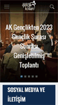 Mobile Screenshot of akpartigencistanbul.com